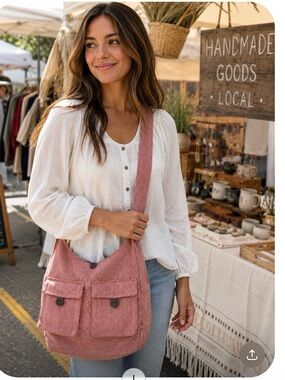 Karma Circle USA Handmade Crossbody Bag – Made in Nepal